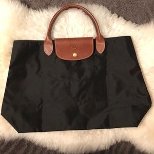 Longchamp Le Pliage open tote